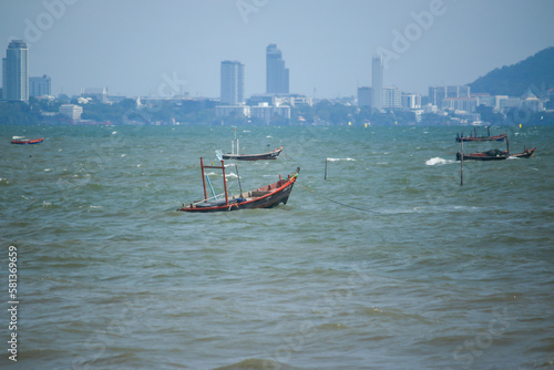 sea scenery in summer thailand