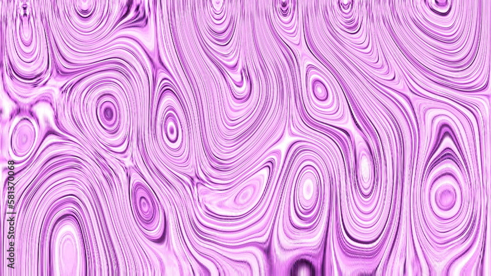 Wavy contour topography background in purple color. 2D layout illustration