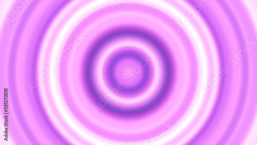 Soft circular glow kaleidoscope purple color background. 2D layout illustration