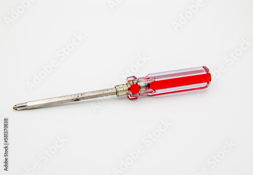 screwdriver on a white background