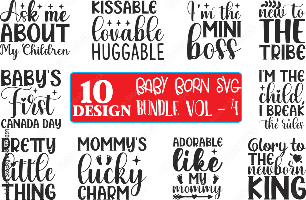 Baby Born SVG Bundle Vol - 4