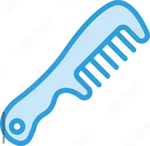 Hair comb Vector Icon Design Illustration