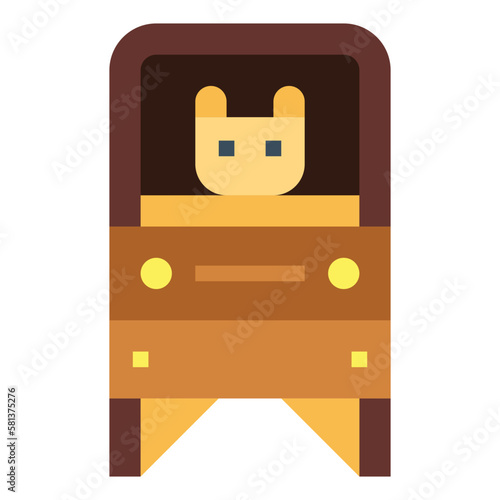 dresser flat icon style