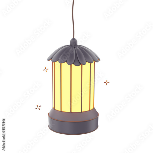 3D Ramadan Lantern illustration