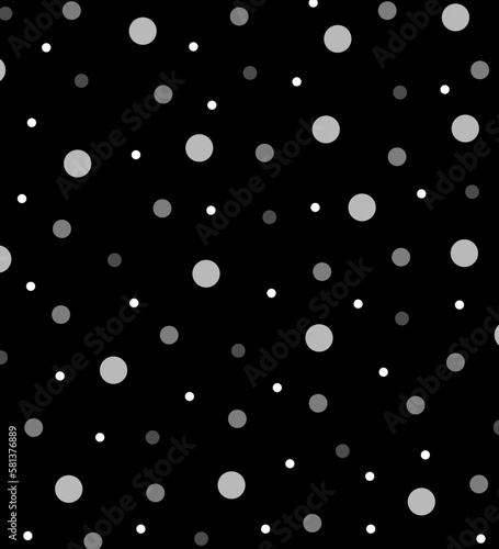 black and white dots seamless background wallpaper design