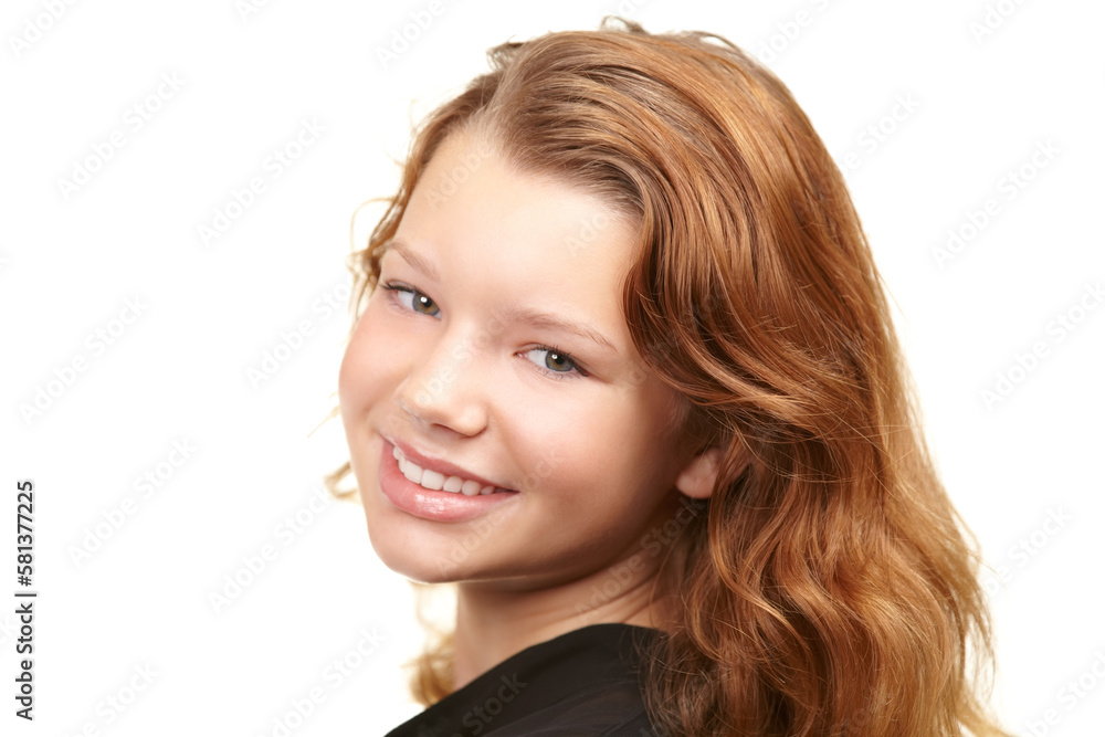 Youthful exuberance. Studio shot of a pretty young teen isolated on teen. Youthful exuberance. Studio shot of a pretty young teen isolated on teen.