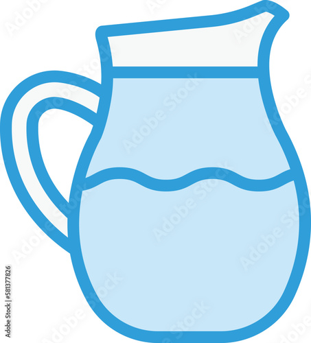 Water jug Vector Icon Design Illustration
