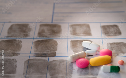 Criminal penalties for medical and pharmacy offenses can include fines, imprisonment, and loss of medical license. search offenses include prescription drug fraud,and illegal prescribing practices. photo