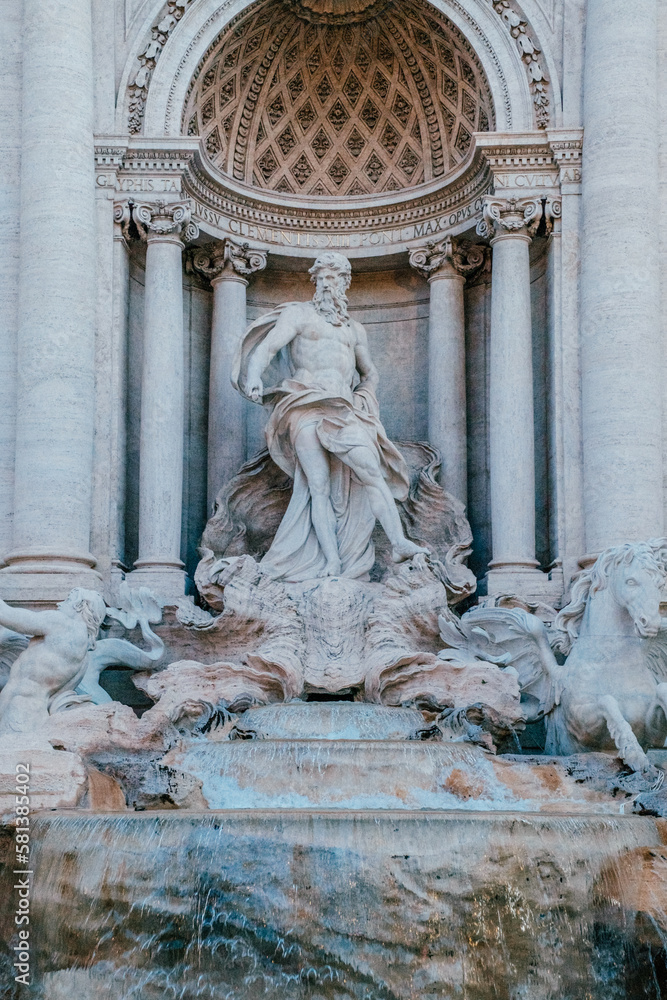 Neptun in Trevi Fountain