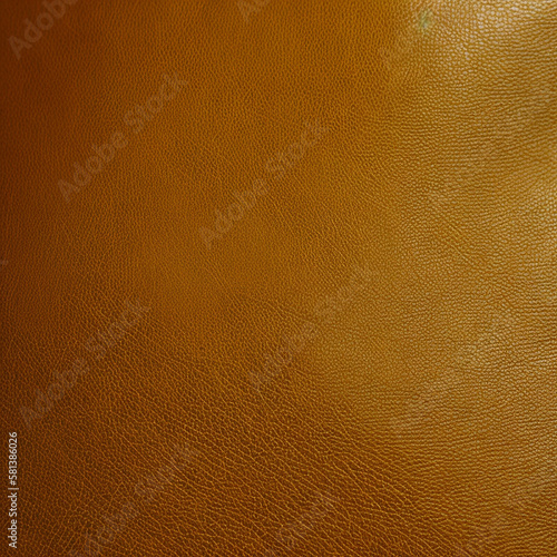 brown leather texture pattern background closeup with generative AI technology