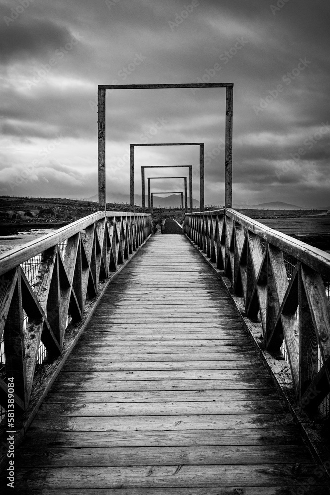Obraz premium Mulranny Causeway Bridge, County Mayo, Ireland