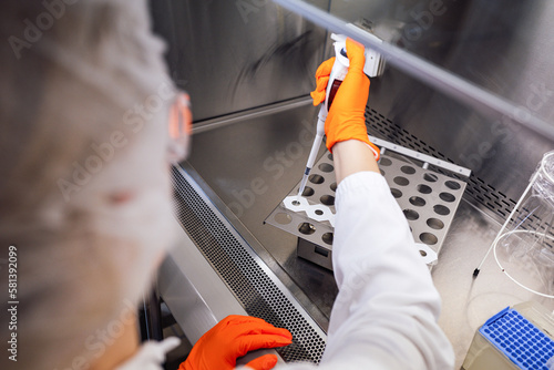 Probeentnahme im Labor