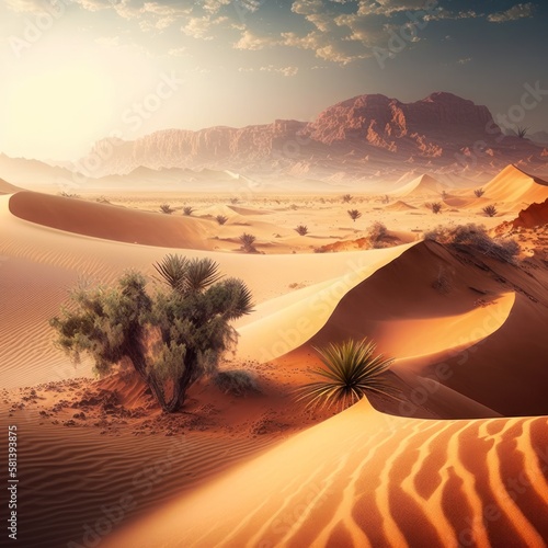 Desert Game Art Wallpaper Background