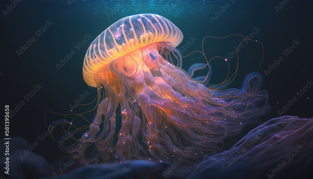 Marveling at the Bioluminescent Wonders of Jellyfish in the Deep Sea ...