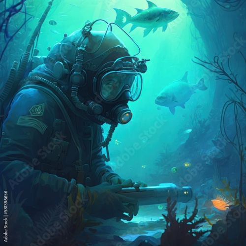 Underwater Game Art