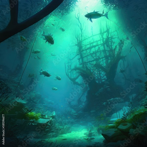 Underwater Game Art