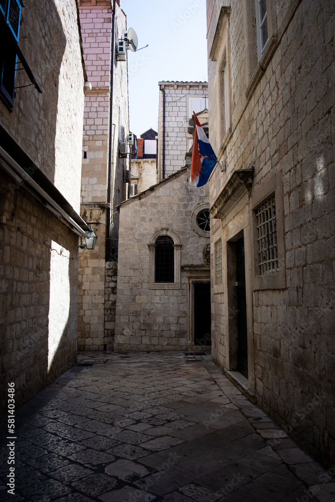 Fototapeta premium Old town street