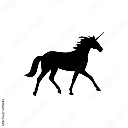 Unicorn icon isolated on transparent background