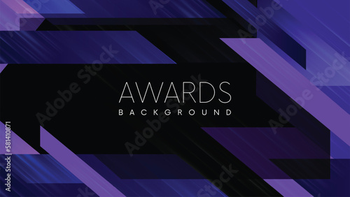 Blue Luxury Elegant Award Background. Classy New Shine lines Effect. Luxurious Brand Royal High Standard Award Background Template. 