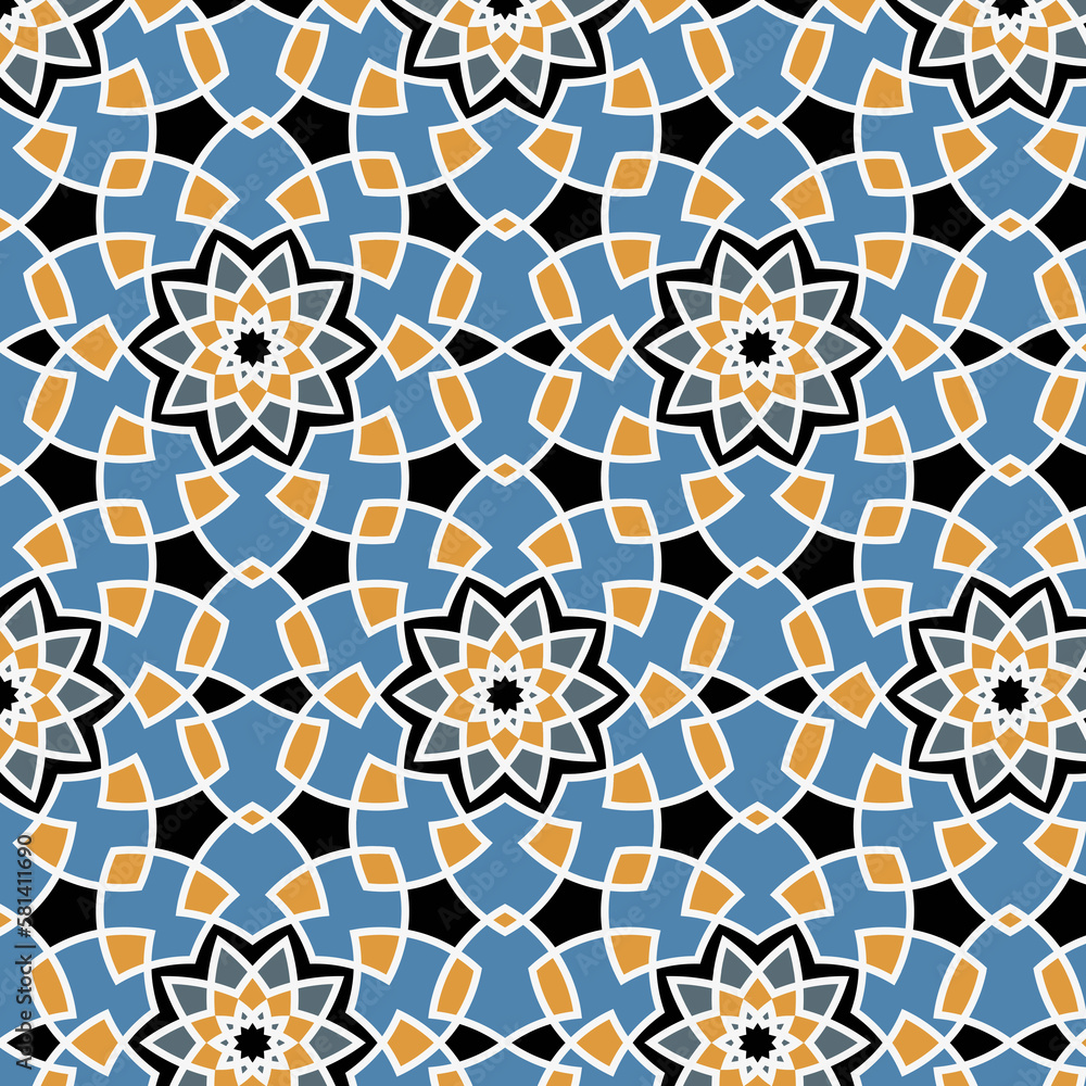 Arabesque seamless pattern 14 Arabesque seamless pattern 14