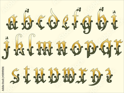 Medieval alphabet