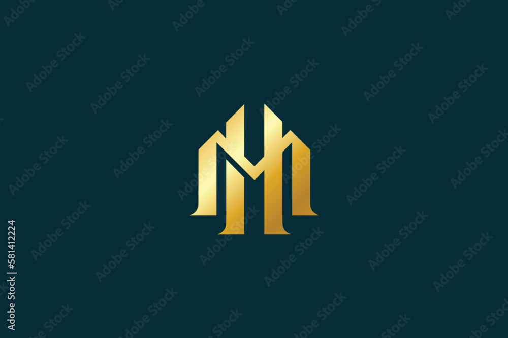 HM letter with golden typography brand logo design, hm logo design, hm company logo, hm golden icon HM letter with golden typography brand logo design, hm logo design, hm company logo, hm golden icon
