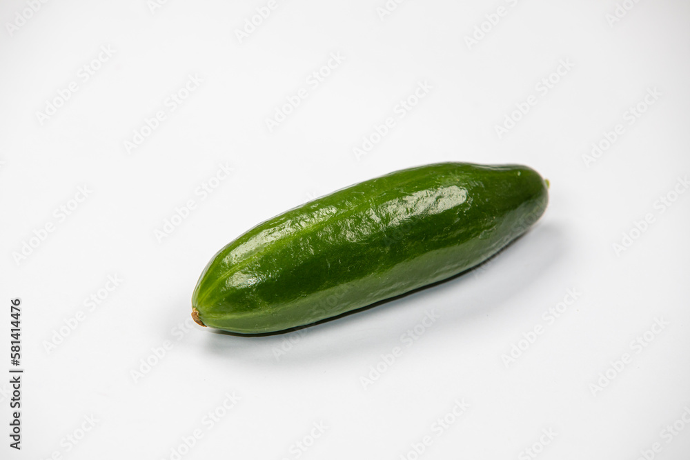 cucumber on a white background cucumber on a white background
