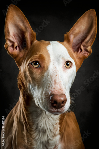 Close-up of podenco dog looking at the camera © Rafa Fernandez