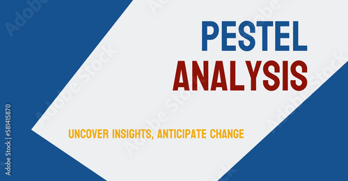 Pestel analysis: Business tool for evaluating external factors affecting company performance.