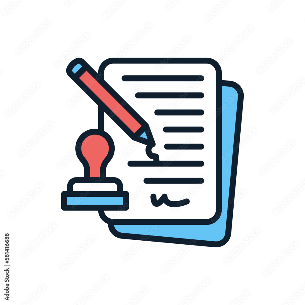 Corporate Law icon in vector. illustration Corporate Law icon in vector. illustration