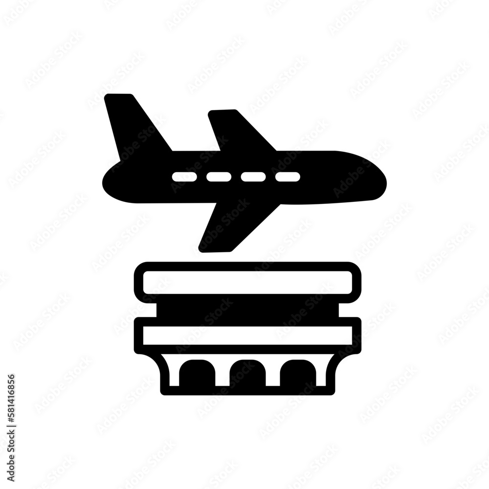 Aviation Law icon in vector. illustration