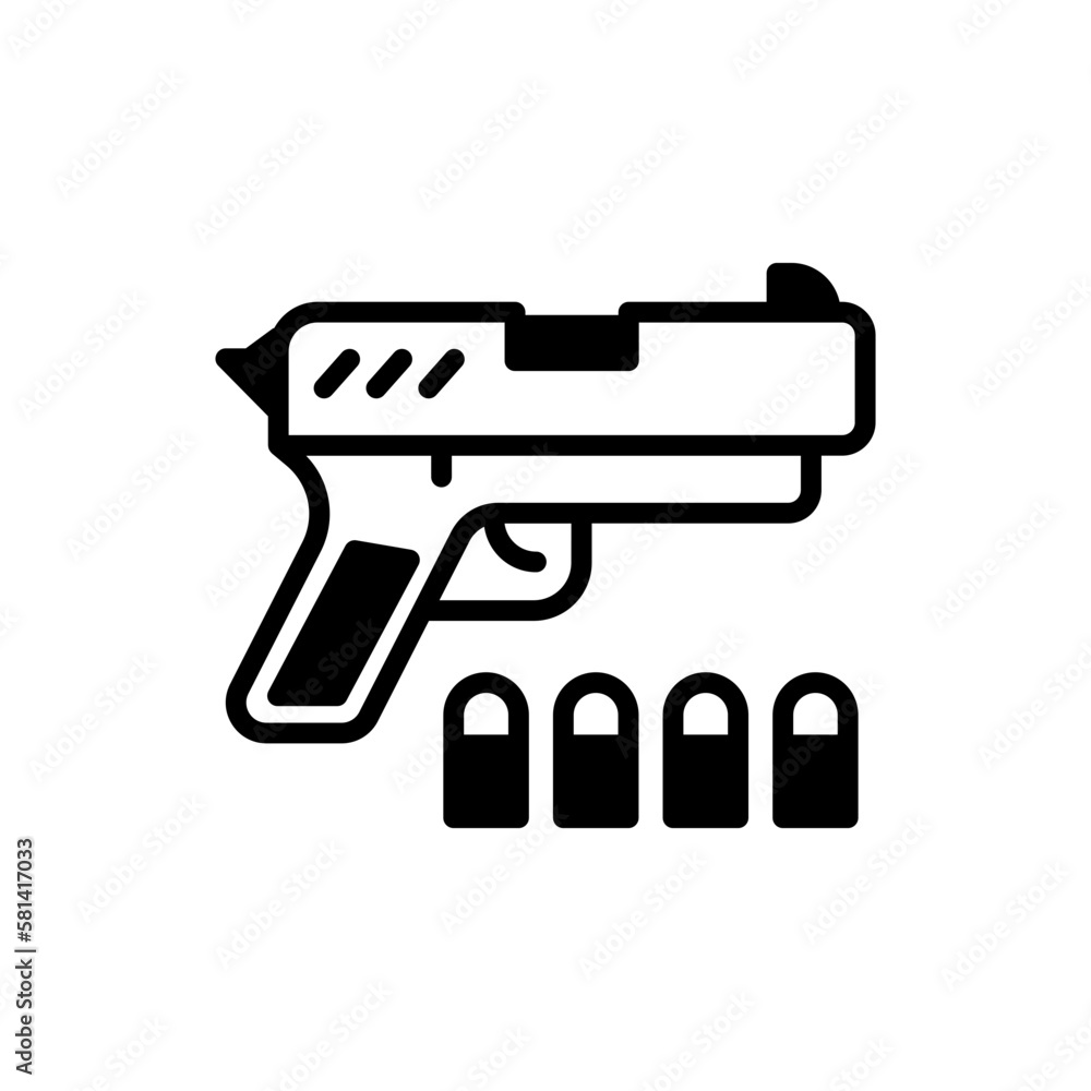 Crime icon in vector. illustration