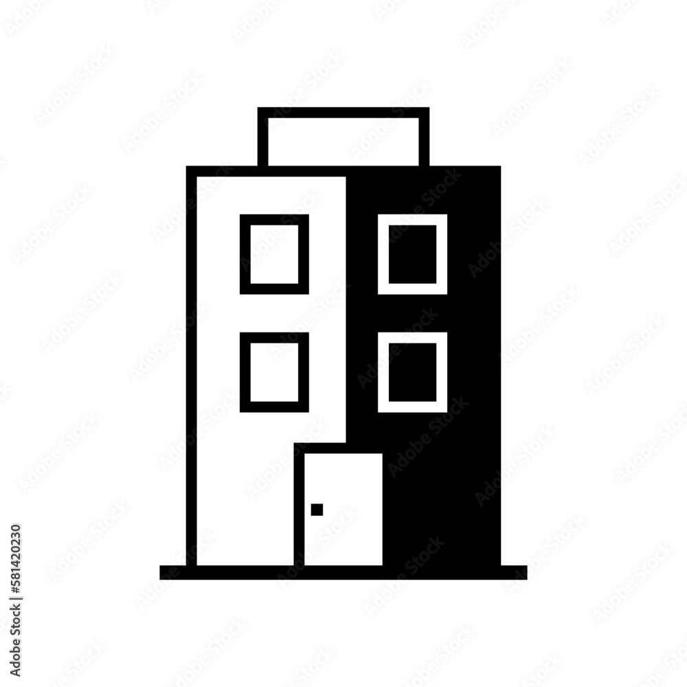 House vector icon on white background House vector icon on white background