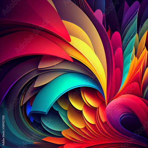 Clourful abstract background.Created by AI tool.