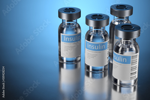 The picture suggests that the insulin is being prepared for use, possibly for the treatment of diabetes. 
