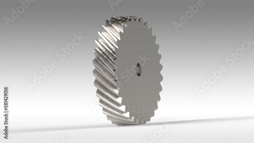 helicle gear wheel