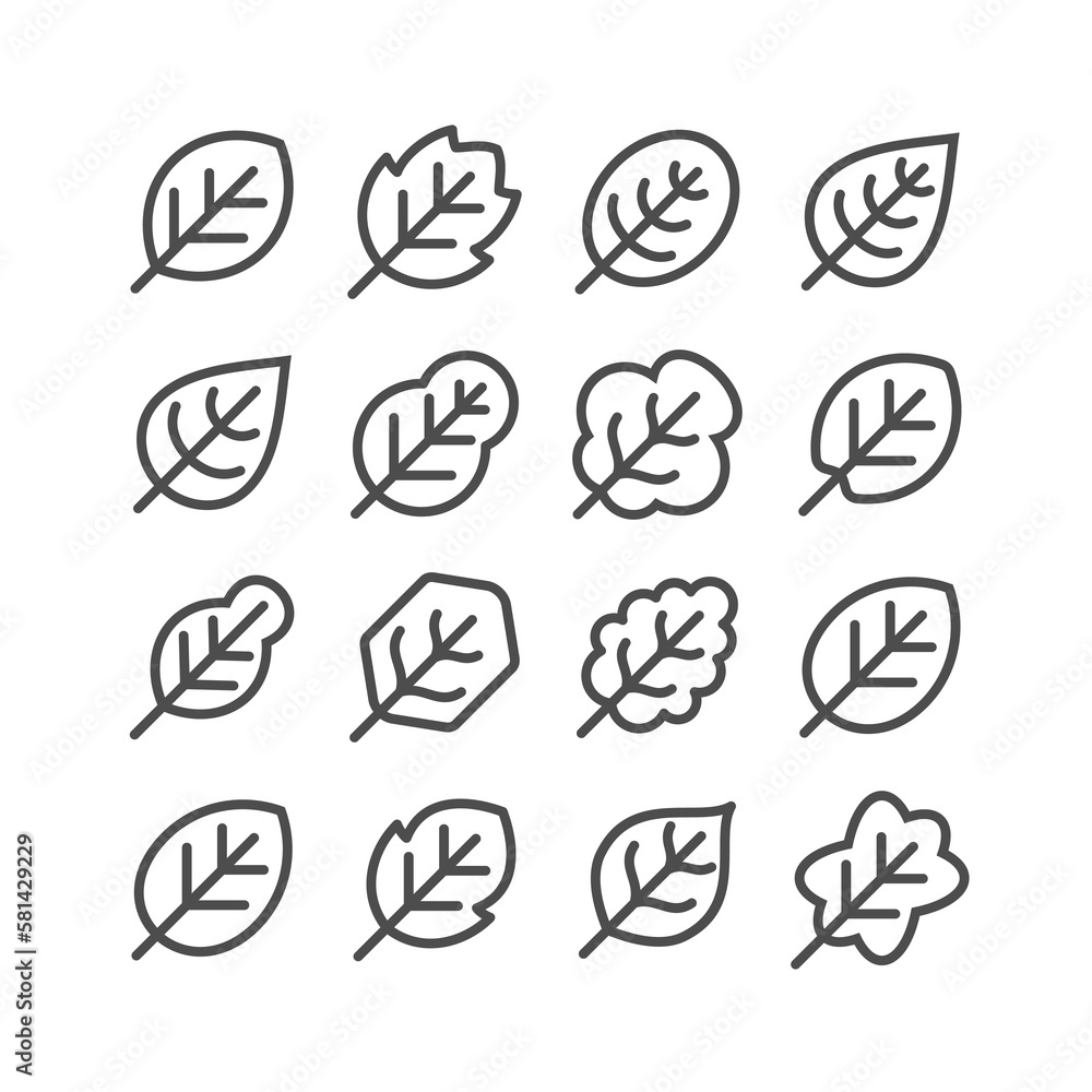 leaf simple icon in black color leaf simple icon in black color