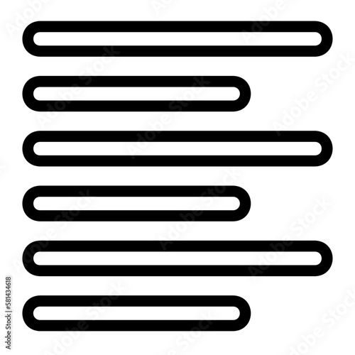left align line icon