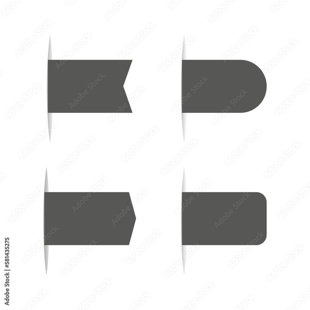 pennants icons. Set for fabric design. Vector illustration. pennants icons. Set for fabric design. Vector illustration.