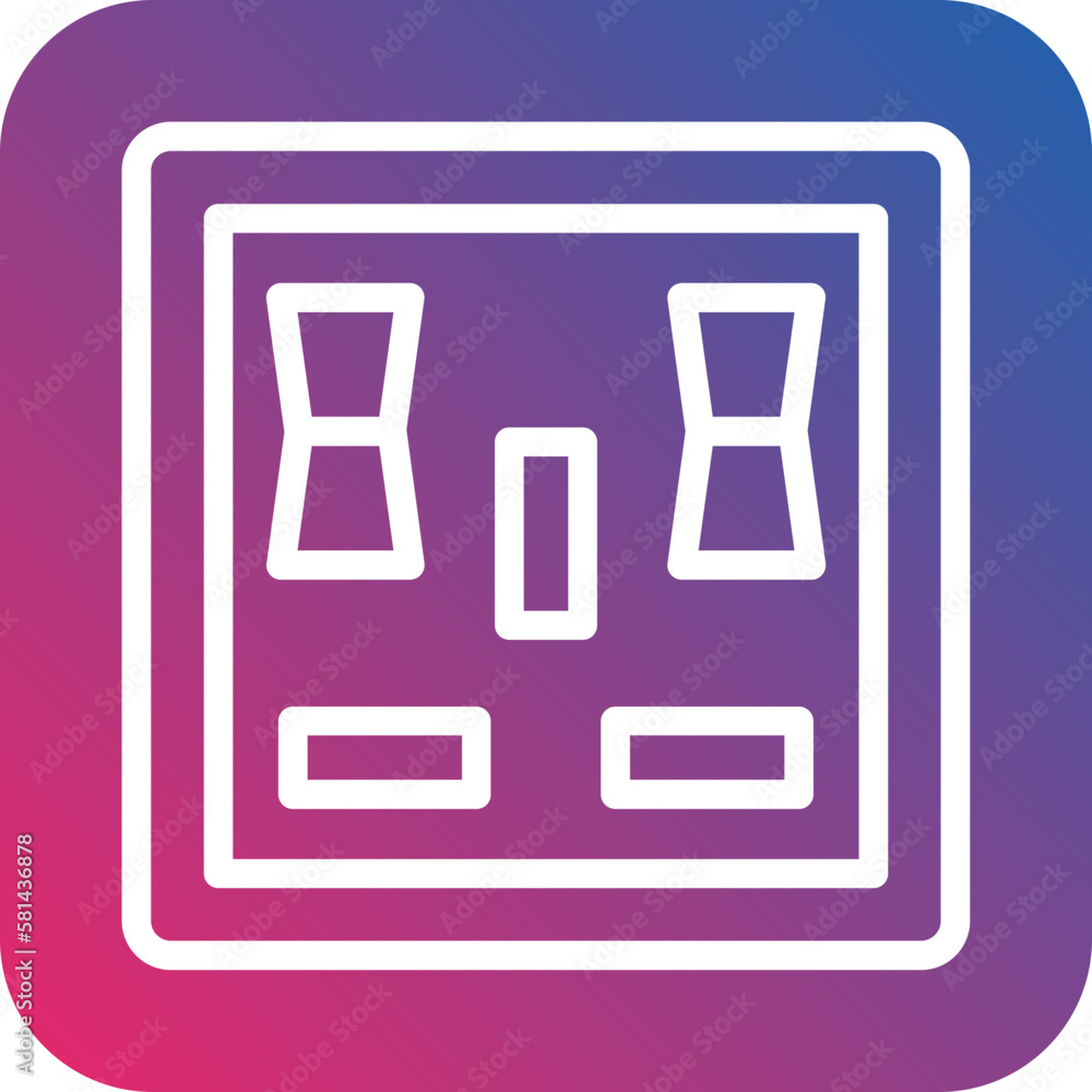 Vector Design Socket Icon Style Vector Design Socket Icon Style