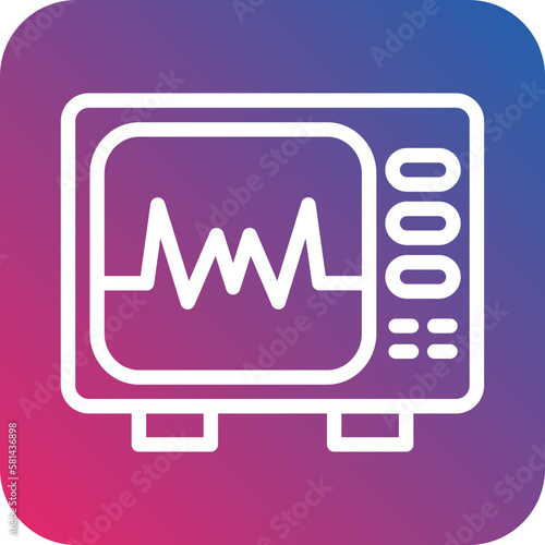 Vector Design Cardiogram Icon Style