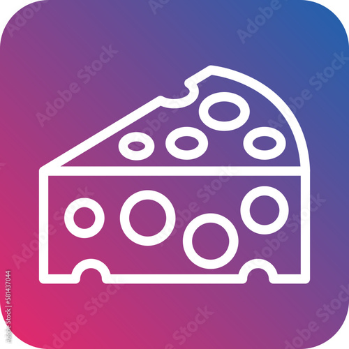 Vector Design Cheese Icon Style