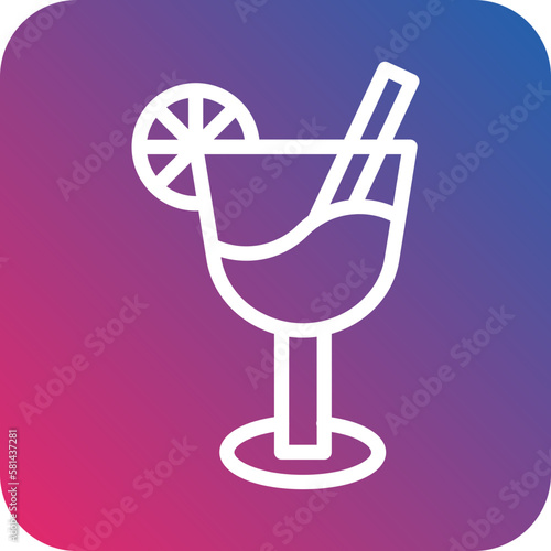 Vector Design Mulled Wine Icon Style