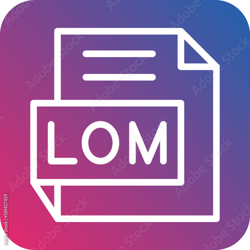 Vector Design LOM Icon Style