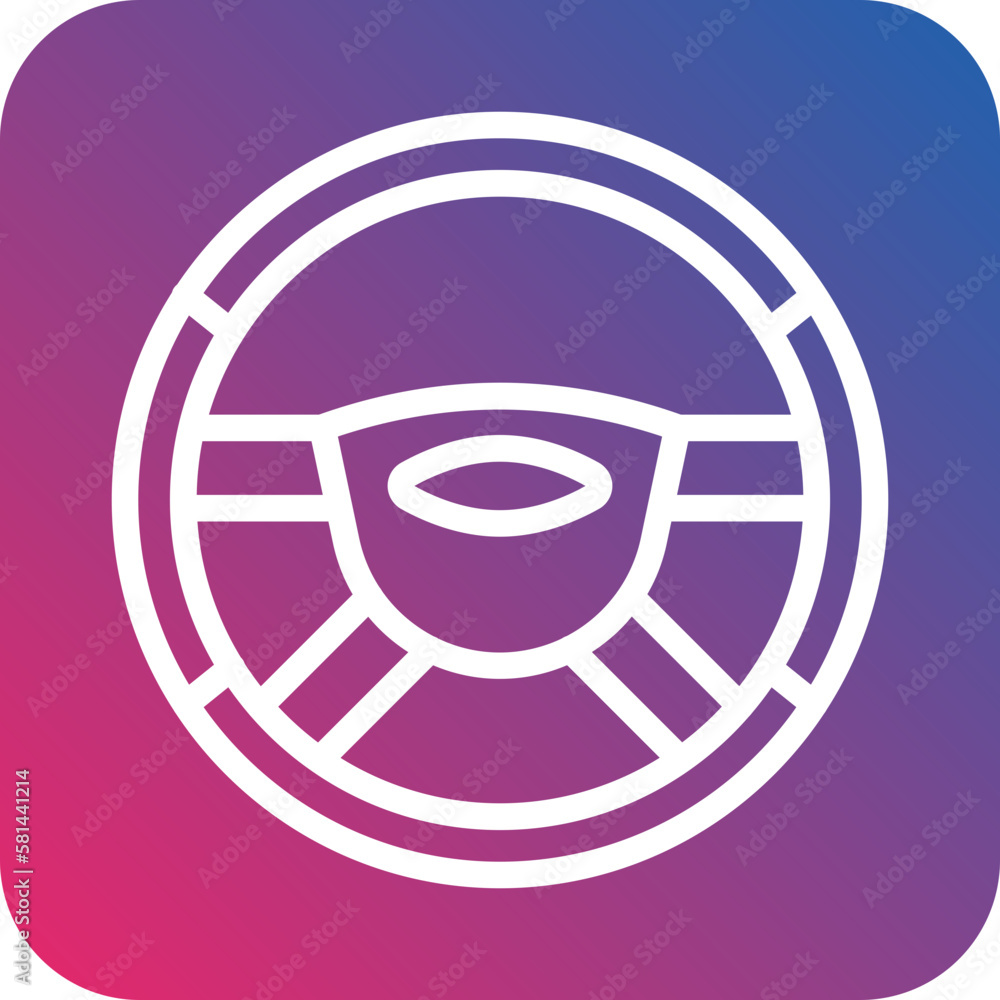 Vector Design Steering Wheel Icon Style Vector Design Steering Wheel Icon Style