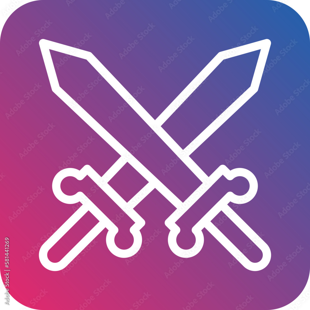 Vector Design Sword Icon Style Vector Design Sword Icon Style