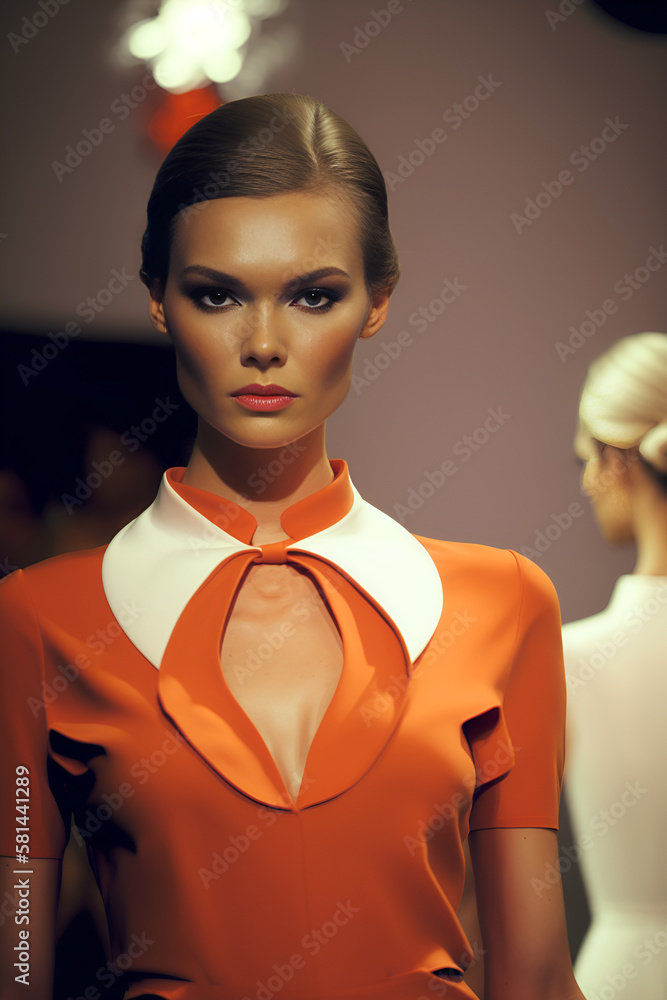 Models walking on runway during fashion show Models walking on runway during fashion show