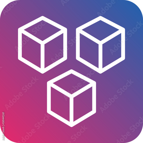 Vector Design Cube Icon Style