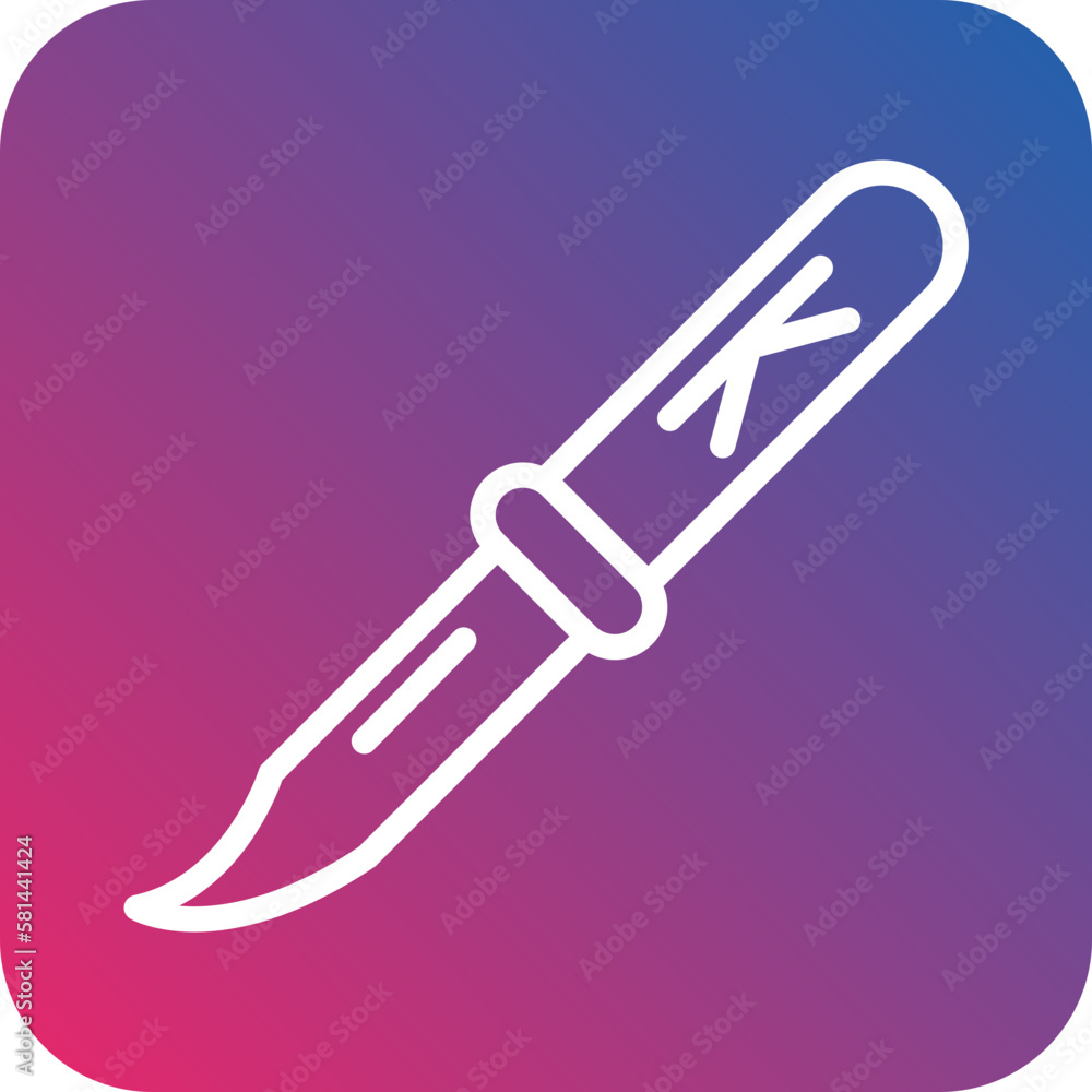 Vector Design Knife Icon Style Vector Design Knife Icon Style