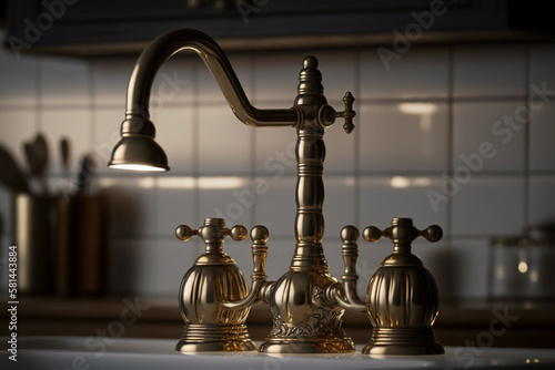 A series of plumbing fixtures, such as faucets and pipes, representing the world of plumbing and home repair